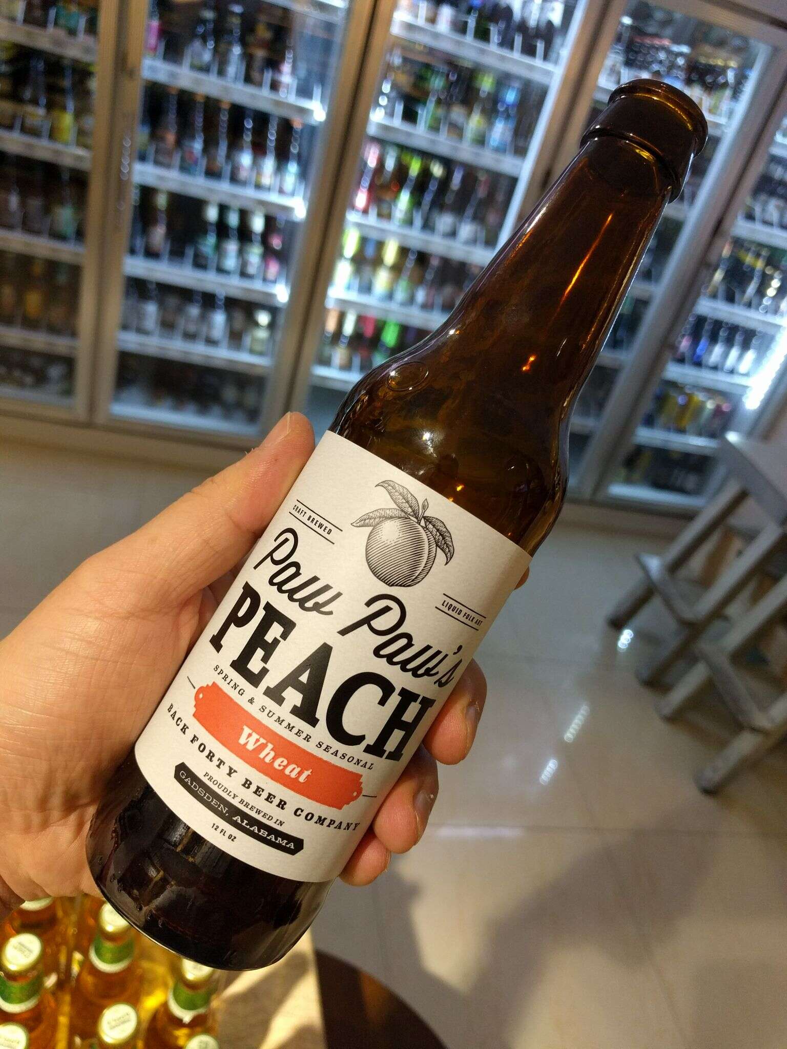 Back Forty Paw Paw’s Peach Wheat 20170516 214917